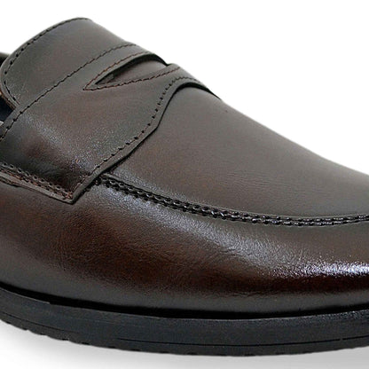 Dusk N Dazzling Brown Penny Loafer For Men - Stylish and Comfortable Footwear