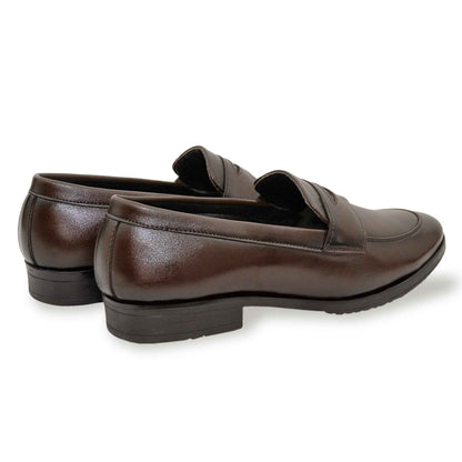 Dusk N Dazzling Brown Penny Loafer For Men - Stylish and Comfortable Footwear