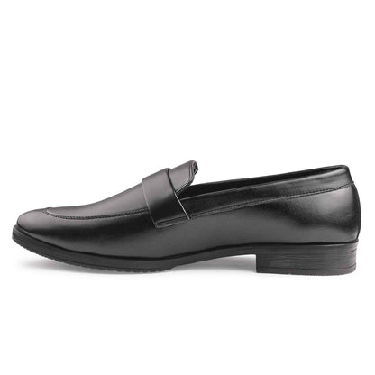 Dusk N Dazzling Black Loafer Shoes For Men - Stylish Comfort and Elegance