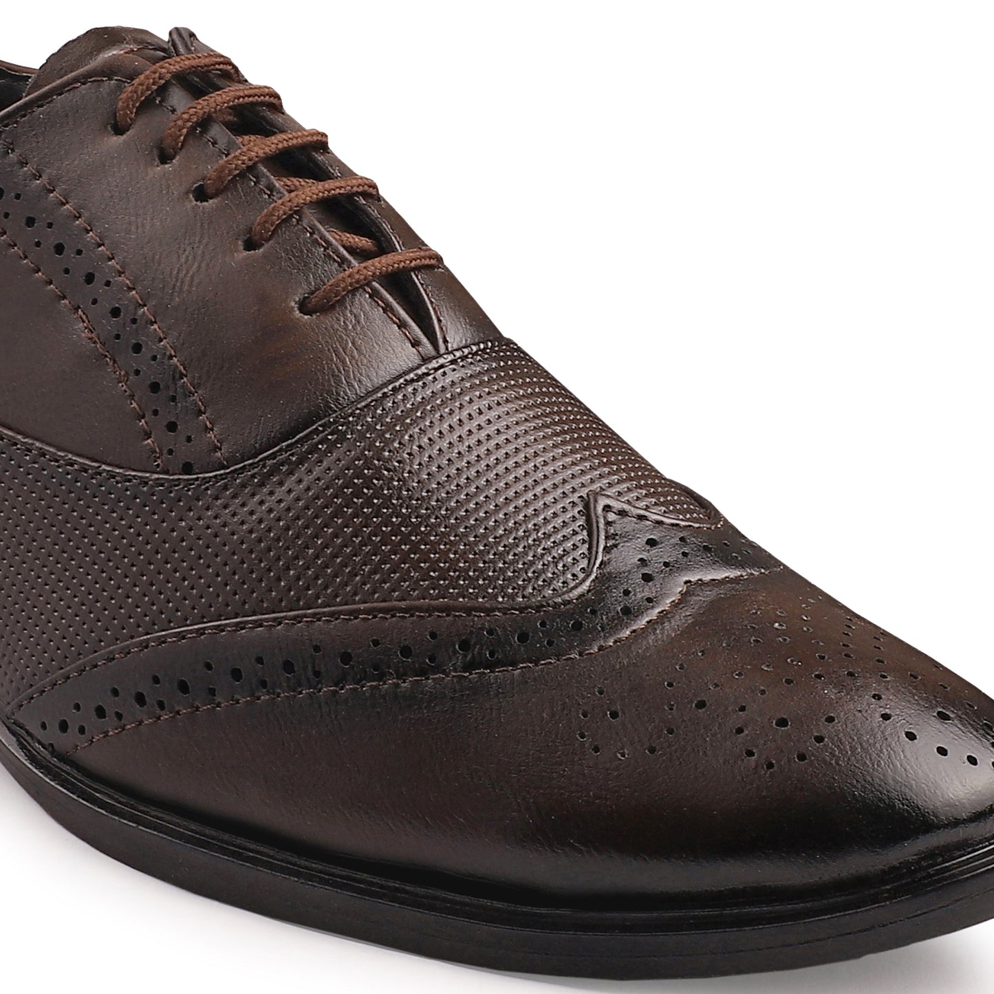 Dusk N Dazzling Brown Brogues for Men