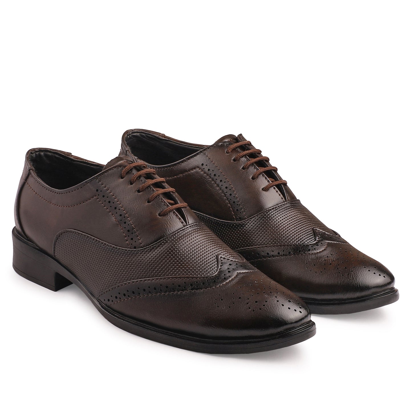 Dusk N Dazzling Brown Brogues for Men