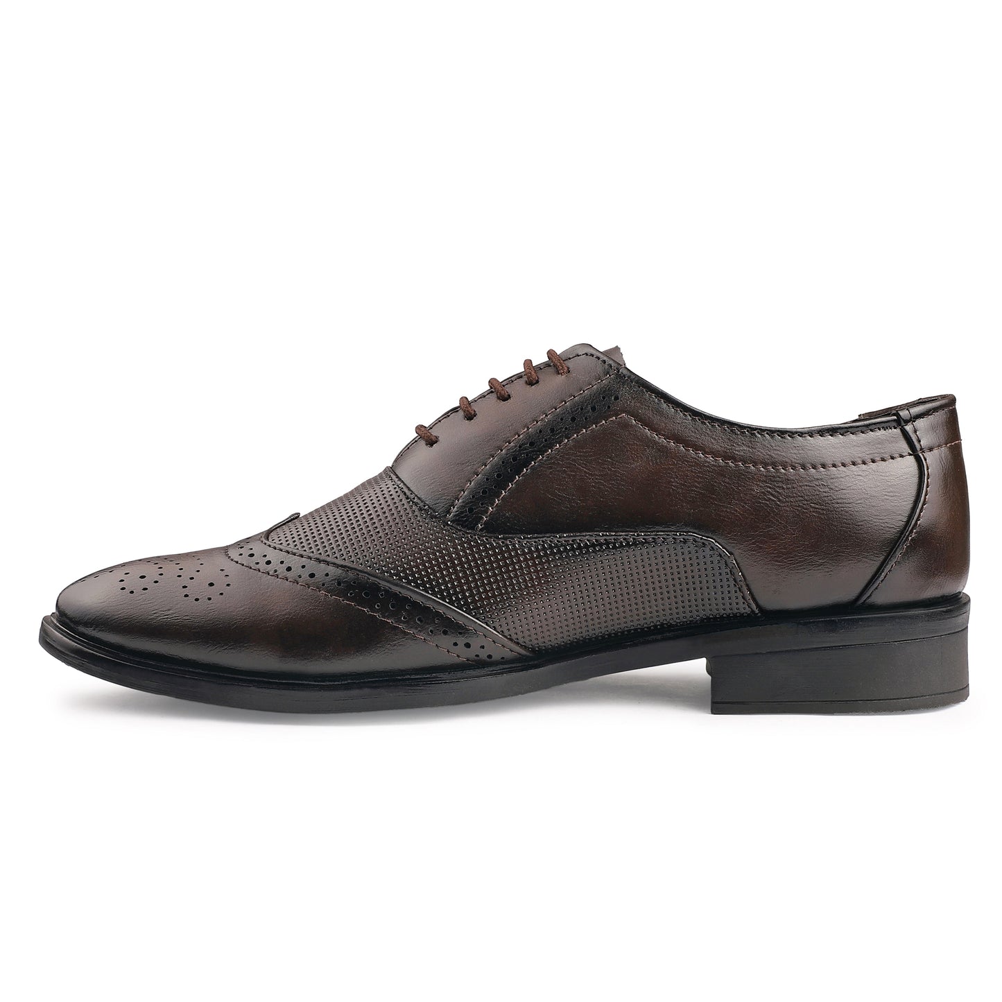 Dusk N Dazzling Brown Brogues for Men