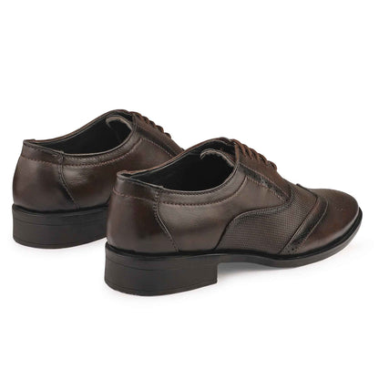 Dusk N Dazzling Brown Brogue Shoes for Men