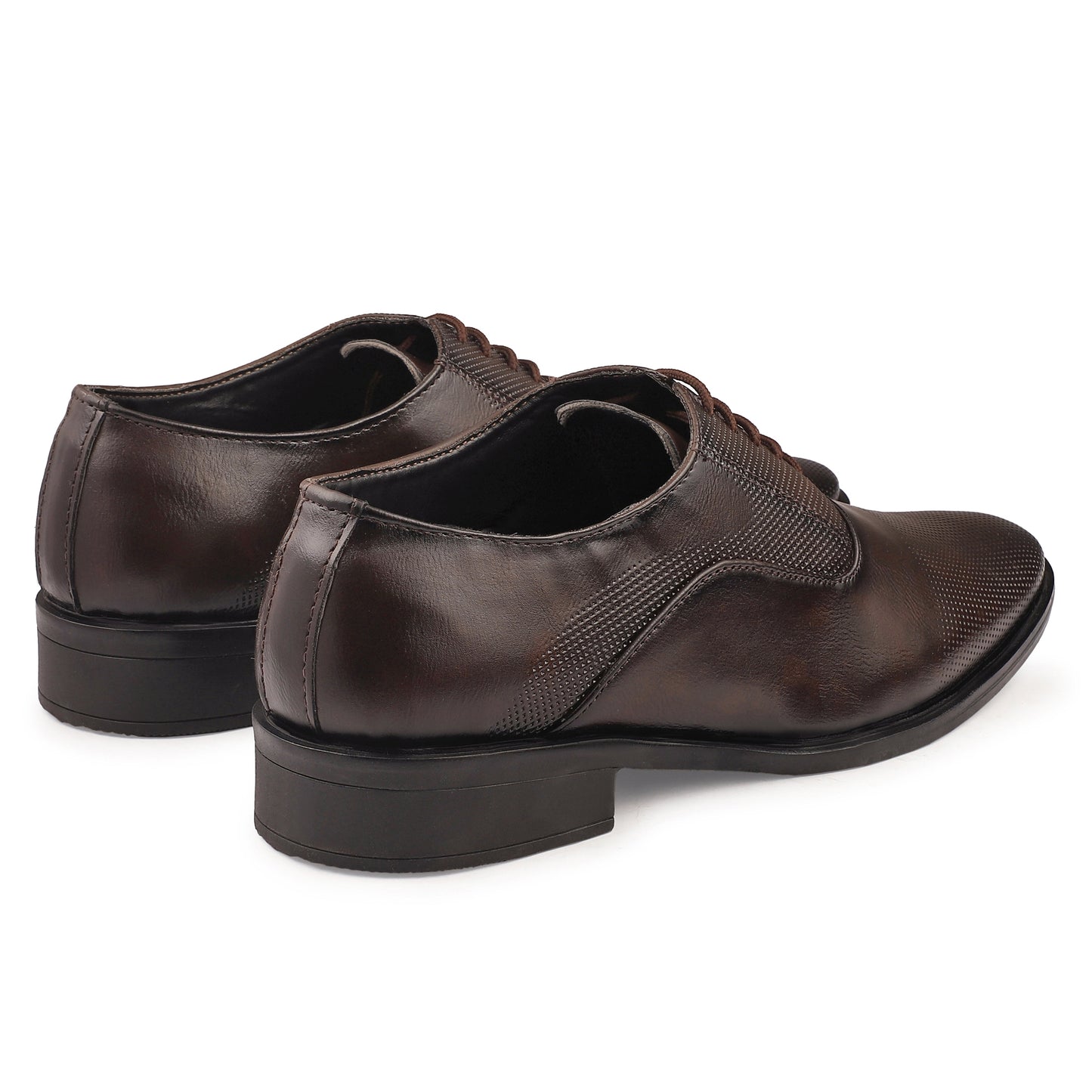 Dusk N Dazzling Brown Oxford Shoes For Men