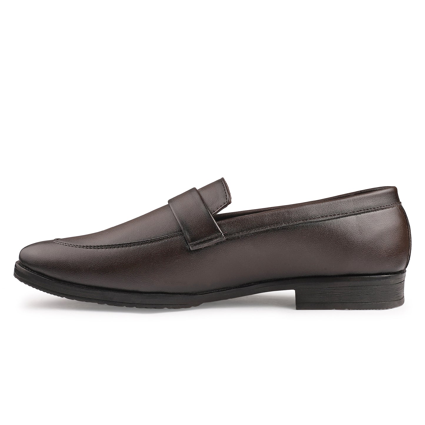 Dusk N Dazzling Brown Loafer Shoes  For Men
