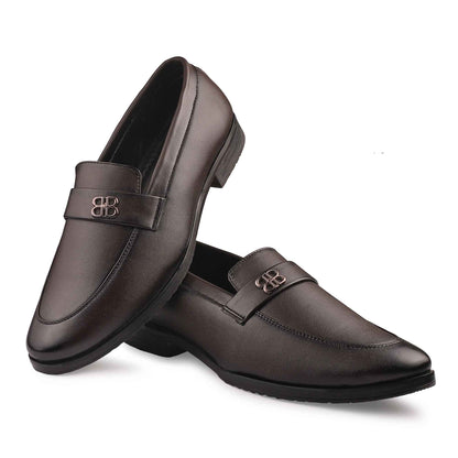 Dusk N Dazzling Brown Loafer Shoes For Men - Stylish Comfort and Versatility