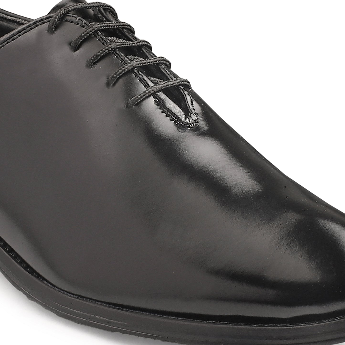 Dusk N Dazzling Black Oxford Shoes For Men