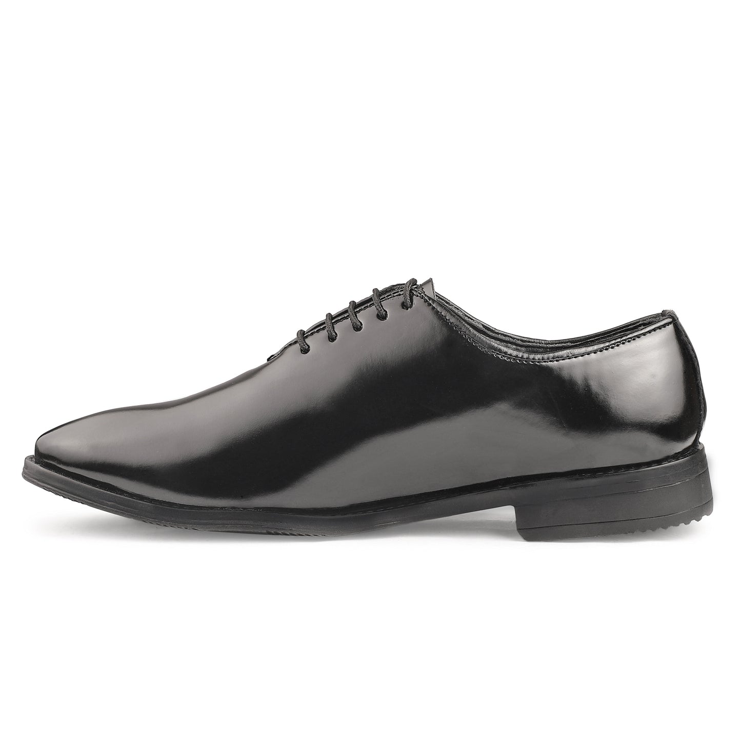 Dusk N Dazzling Black Oxford Shoes For Men