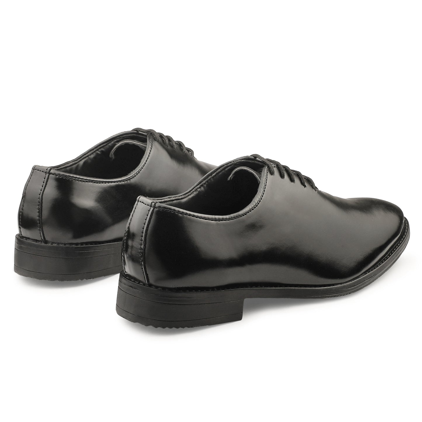 Dusk N Dazzling Black Oxford Shoes For Men