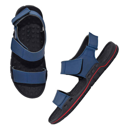 Dusk N Dazzling Lightweight Grey Sandals For Men