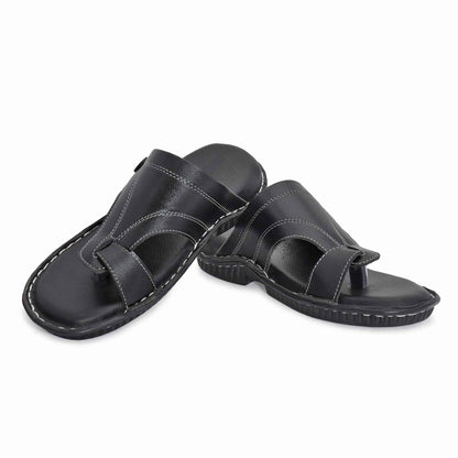 Dusk N Dazzling Black Stylish Lightweight Slippers For Men - Comfortable and Trendy Footwear